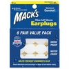 MACK'S Pillow Soft Silicone Putty Ear Plugs 6 Pair