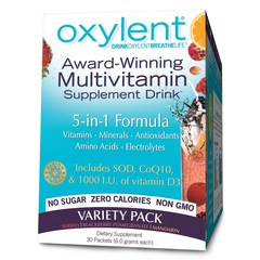 Oxylent Multivitamin Supplement Drink Variety Pack 30 Sachet