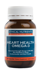 Ethical Nutrients Heart Health Omega-3 30 Capsules