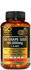 GO Healthy GO Grape Seed 60,000mg Capsules 120
