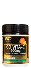 GO Healthy GO Vita-C 500mg Orange Chewable Tablets 200