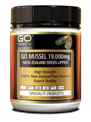 GO Healthy NZ Green Lipped Mussel 19,000mg 100 Capsules