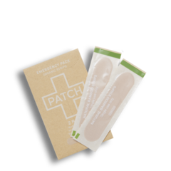 PATCH Natural Adhesive Strips - emergency twin pack