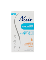 Nair Sensitive Mini Wax Strips 20 WAX STRIPS