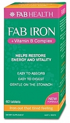 Fab Iron & Vitamin B Complex 60 Tablets