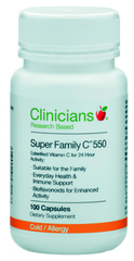 Clinicians Super Family C 550 Capsules 100 capsules