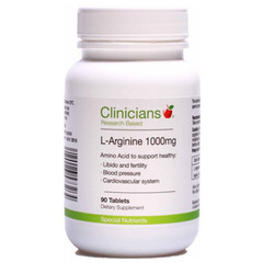 Clinicians L-Arginine (750mg) 90 tablets