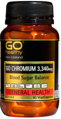 Go Healthy GO CHROMIUM 3,340mcg 60 capsules