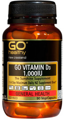 Go Healthy GO VITAMIN D3 1000IU