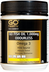 Go Healthy GO FISH OIL 1,000mg 220 capsules