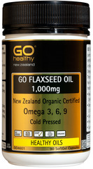 Go Healthy GO FLAXSEED OIL 1,000mg 90 caspules