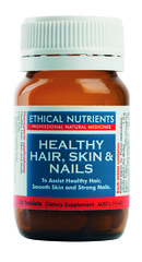 Ethical Nutrients Healthy Hair, Skin & Nails 30 Tablets