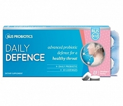 Blis Daily Defence with BLIS K12 - Strawberry 30 lozenges