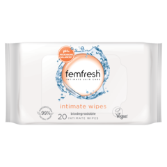 FEMFRESH INTIMATE DAILY WIPES 20