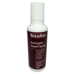 Betadine Antiseptic Liquid Spray 75ml