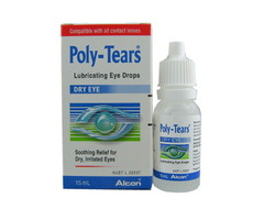 Poly-Tears Lubricating Eye Drops 15ml