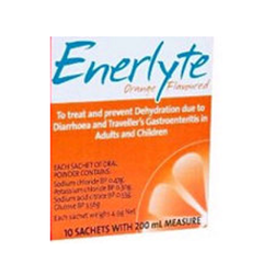 Enerlyte 10 sachets orange flavoured