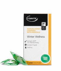 Comvita Manuka Honey Lozenge Cool Mint 12pk