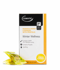 Comvita Manuka Honey Lozenge Honey & Lemon 12pk