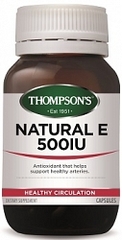 THOMPSONS NATURAL E 500IU 30 CAPSULES