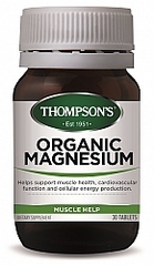 THOMPSONS ORGANIC MAGNESIUM 30 TABS