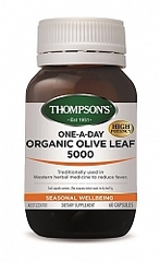 THOMPSONS ONE-A-DAY OLIVE LEAF 5000mg Organic 60 CAPS