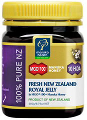 Manuka Health Fresh Royal Jelly in MGO 100 Manuka Honey Creamed Honey 250gm