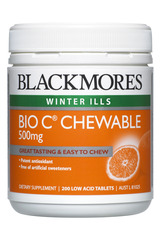 Blackmores Bio C Chew 500mg Tabs 200