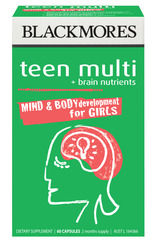 Blackmores Teen Multi For Girls Caps 60