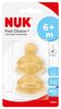 Nuk First Choice Latex Teats - size 2 medium hole - 2pk