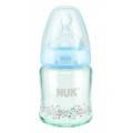 Nuk First Choice Glass Bottle 120ml/ sil teat S1