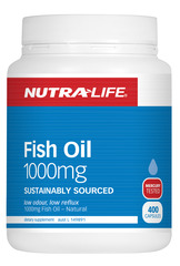 NutraLife Omega 3 Fish Oil 1000mg Caps 400s