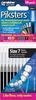 Piksters Interdental Brush Black 0.7mm 10 pack Size 7 Tapered