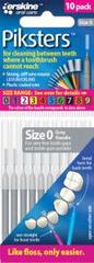 Piksters Interdental Brush Silver 0.35mm 10 pack Size 0