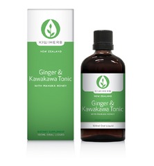 Kiwiherb Ginger & Kawakawa Tonic 100ml