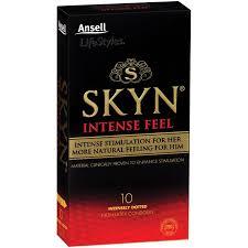 SKYN Intense Feel Condoms 10 pack - Latex free condoms