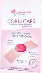 Carnation Corn Caps 5 Medicated Plasters