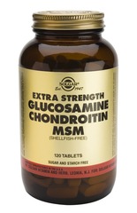 Solgar Glucosamine Chondroitin MSM Extra Stregnth Shellfish Free 120's