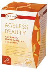 Radiance Ageless Beauty NZ Marine Collagen 60 Veg Capsules