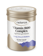 Radiance Vitamin B100 Complex 60 Veg Capsules