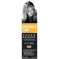 Invisible Zinc Sheer Defence Tinted Moisturiser Medium SPF50 50g