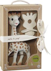 Sophie the Giraffe So Pure Giraffe and Natural Teether Set
