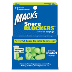 MACK'S Snore Blockers Soft Foam Ear Plugs 12 Pair