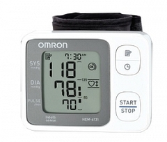 Omron HEM6131 Deluxe Wrist Blood Pressure Monitor 