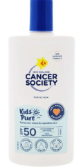 NZ Cancer Society SPF50+ Kids Pure Lotion 400mL