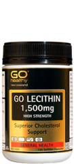 GO Healthy GO Lecithin 1500mg 120 Capsules