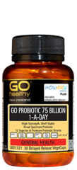 GO Healthy GO Probiotic 75 Billion 1-A-Day Capsules 60