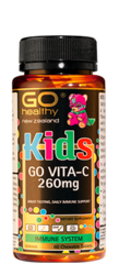 GO Healthy GO Vita-C KIDS 260mg Orange Chewable Tablets 60