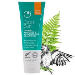 Oasis Aloe Vera & Cucumber Skin Healing Gel 250mL Family size
