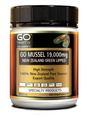 GO Healthy NZ Green Lipped Mussel 19,000mg 300 Capsules